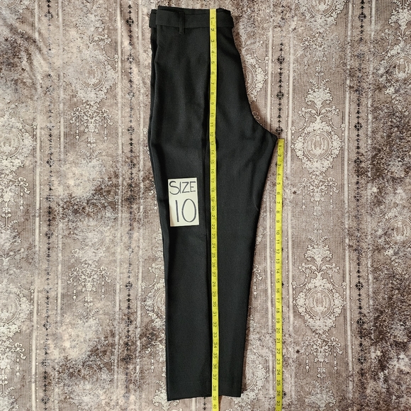 Who What Wear High Rise Black Crepe Dress Pants - Picture 3 of 14